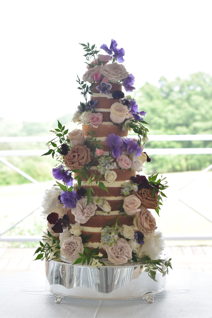 hastings naked wedding cake fairlight hall east sussex