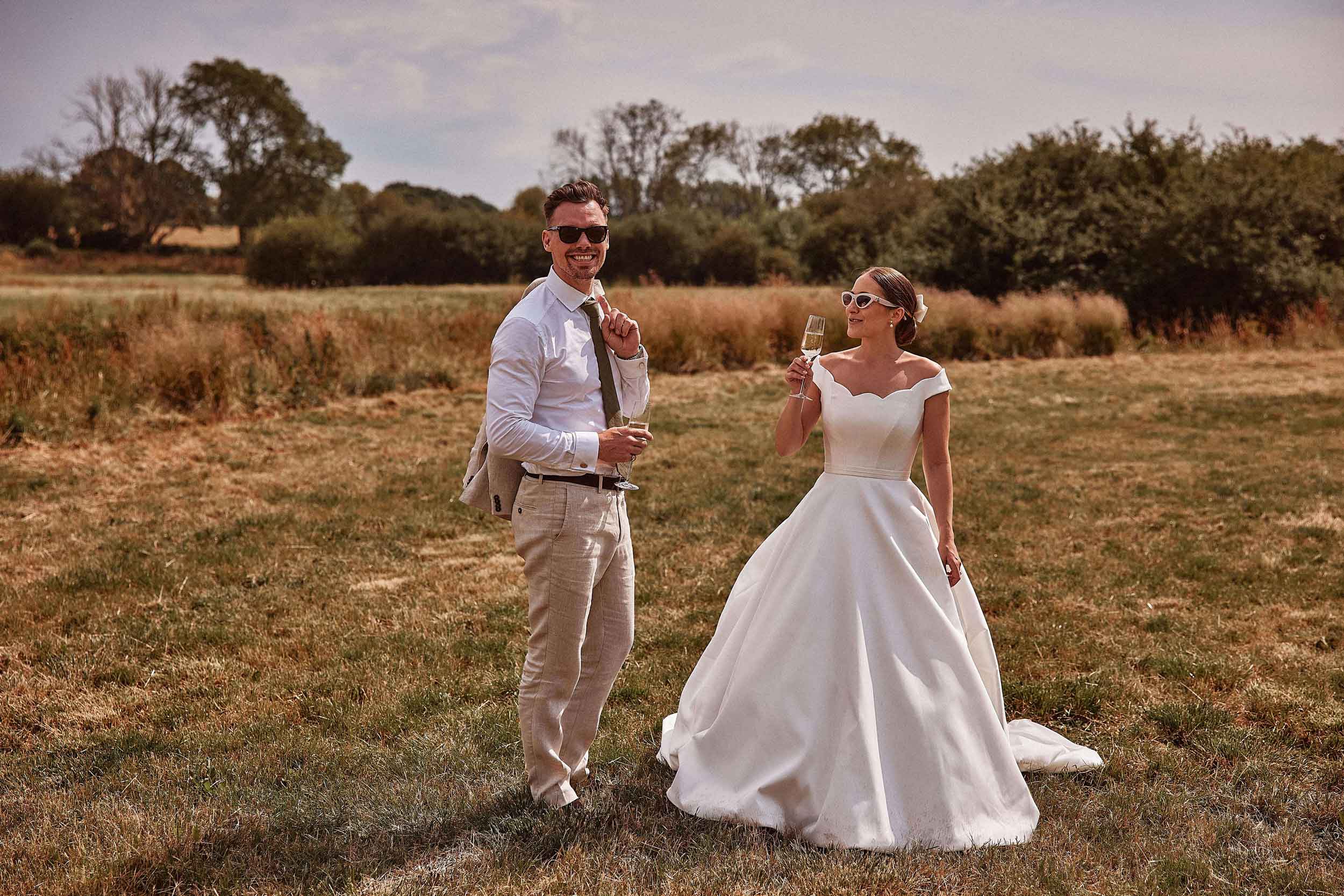 sophie and rory field festival summer wedding sussex