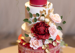The Langham London Wedding Cake sugar flowers