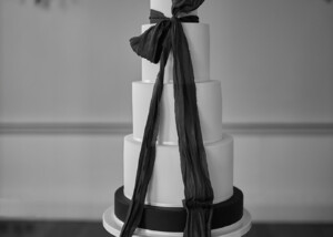 stanmer house wedding cake brighton monochrome