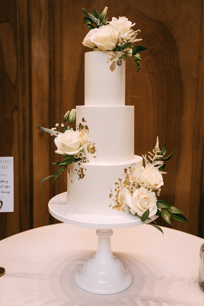 elegant wedding cake pelham house lewes