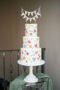 floral wedding cake eastwood observatory east sussex